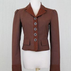 Kenzo Victorian Riding Jacket FR 36 | Belgian Linen Trim | XS